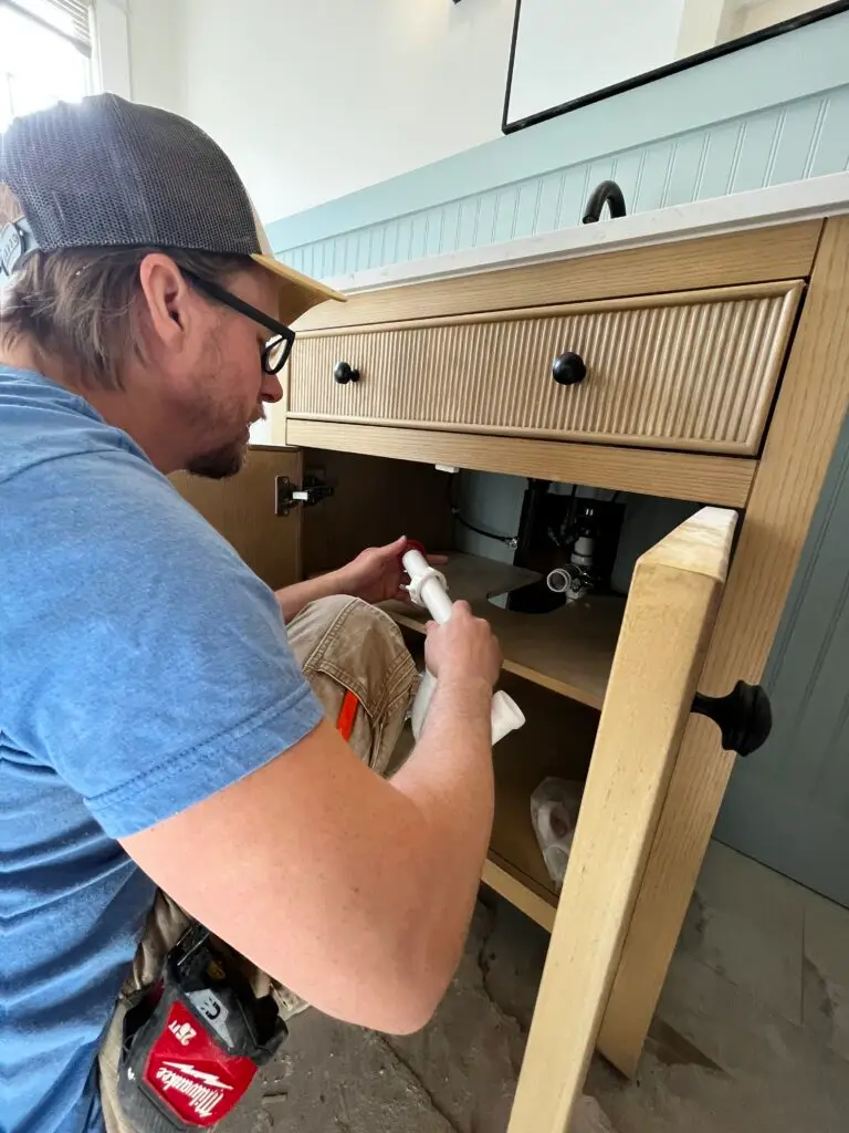 Bathroom Sink Plumbing Replacement in Dayton