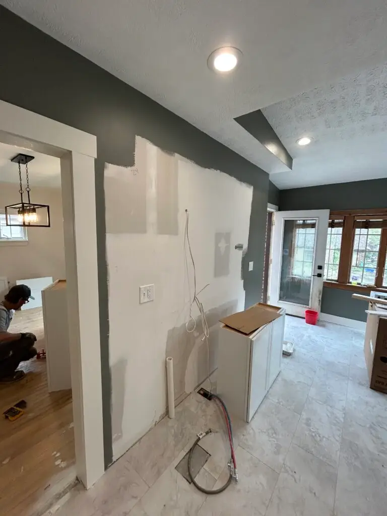 Kitchen Remodeling Project in Dayton — kitchen painting