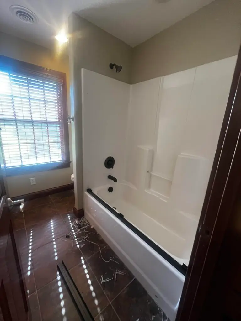 Shower Door Replacement in Germantown — shower door install