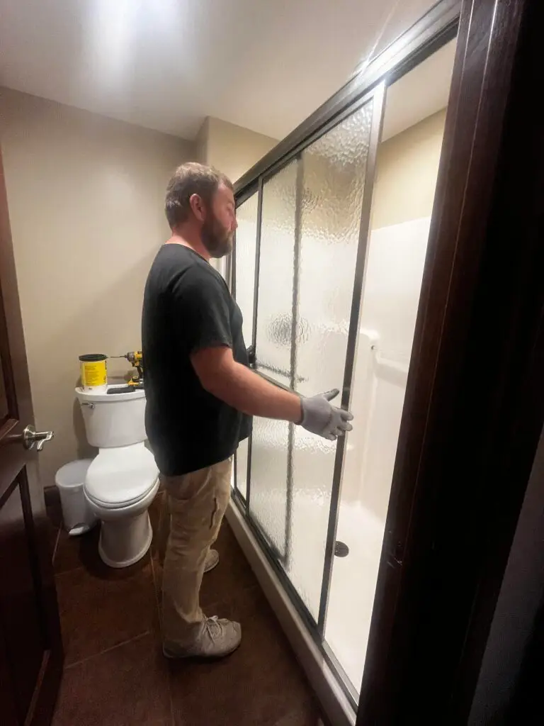 Shower Door Replacement in Germantown — germantown handyman
